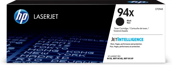 Cartucho de Tóner Original LaserJet 94X negro de alta capacidad