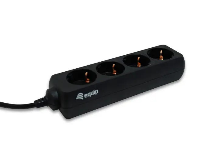 333281 base múltiple 1,1 m 4 salidas AC Negro