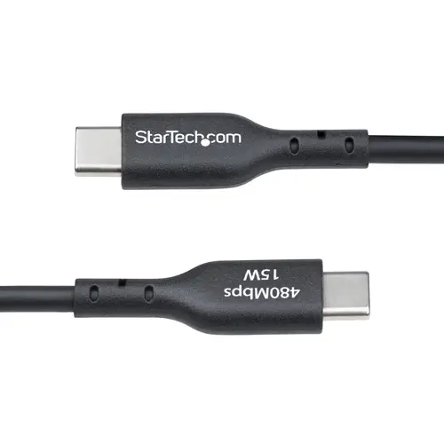 Cable de Carga USB-A a USB-C de 30cm - Cable Cargador USB-A a USB Tipo C - Cable USB 2.0 - 3A - Recubrimiento de TPE - Cable de Sincronización - M/M - Imagen 5