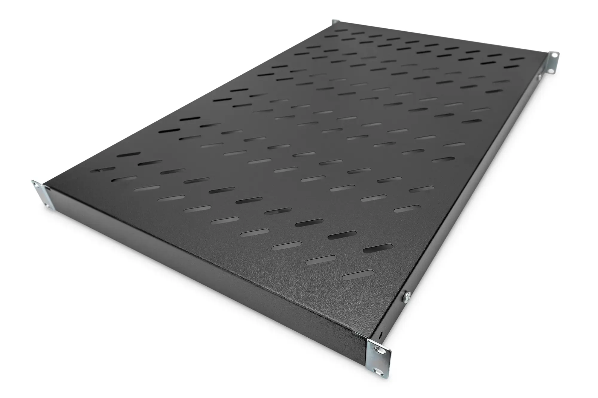 Baldas con carriles de fijación variables para la fijación en armarios de 483 mm (19")