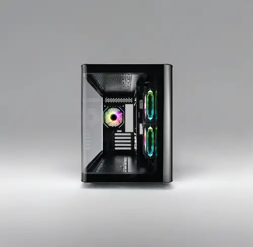 CAJA MICRO-ATX SEMITORRE FSP S380 RGB NEGRA 3 FANS - Imagen 16