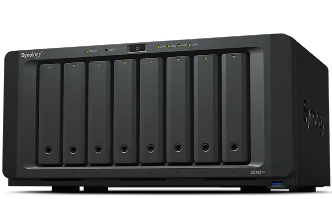 DiskStation DS1821+ servidor de almacenamiento NAS Torre Ryzen Em..