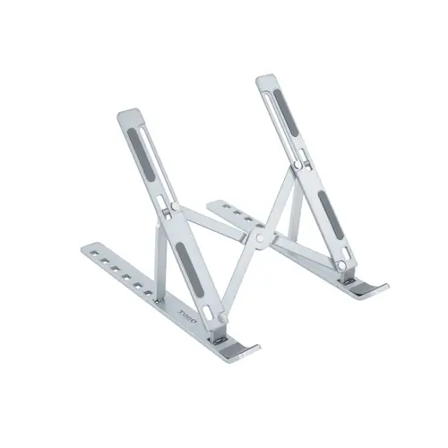 Soporte Elevador para Portátiles, Tablets, Móviles y Libros, Plata - Imagen 1