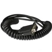 CBL-020-300-C00 cable de serie Negro 3 m RS232 DB9