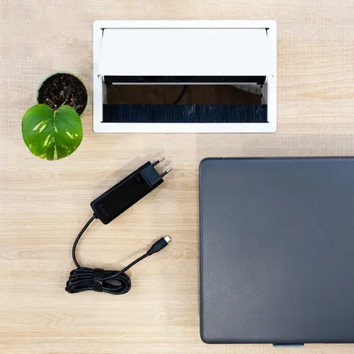 Cargador de portátil GAN USB-C PD 90W, Negro - Imagen 3