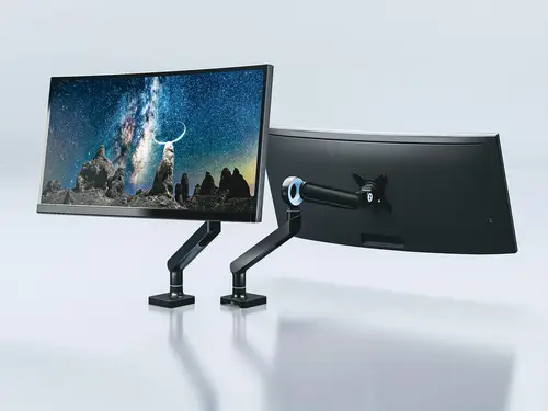 Soporte de escritorio para monitor de 17«-35», negro - Imagen 10