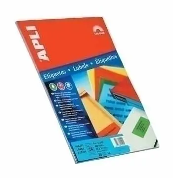 Self-adhesive labels 70 x 37mm Yellow etiqueta autoadhesiva Amarillo 480 pieza(s)