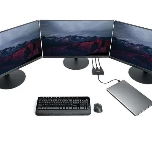Adaptador Multimonitor de 3 Puertos - Divisor Splitter de Vídeo USB-C a 3x HDMI - Hub MST USB Tipo C a HDMI - 4K 30Hz Doble o 1080p Triple - Compatible con TB3 - Windows - Imagen 4