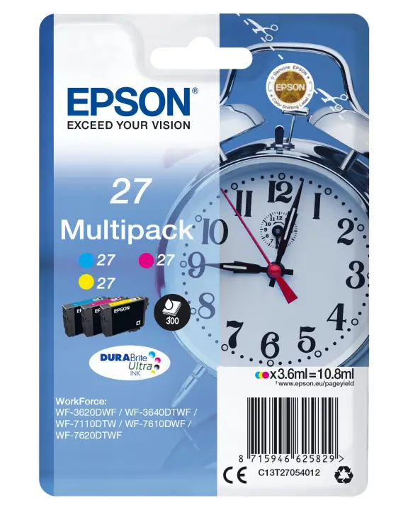 Alarm clock Multipack 3-colour 27 DURABrite Ultra Ink