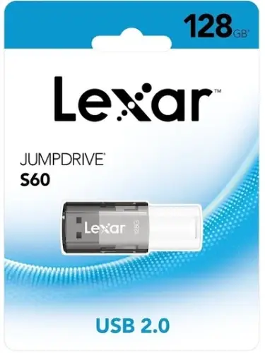 LEXAR 128GB JUMPDRIVE S60 USB 2.0 FLASH DRIVE