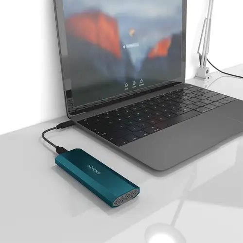 Caja Externa M.2 (NGFF) ASM2-019BLU SATA/NVMe a Usb3.1 Gen2, Azul - Imagen 6