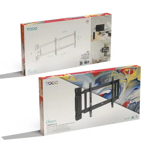Soporte de pared Con regulación eléctrica para pantallas de 32  75, Negro - Imagen 10