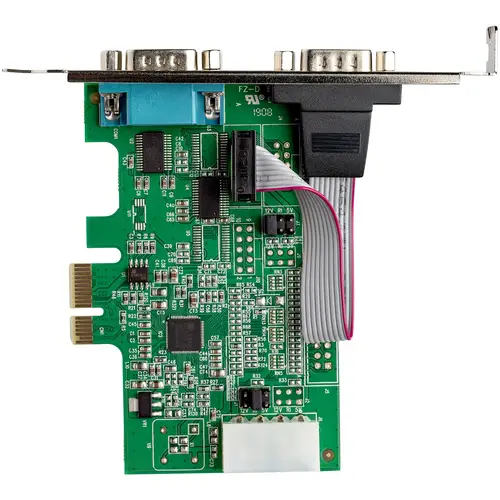 Tarjeta PCI Express Adaptadora de 2 Puertos Serie RS232 - Tarjeta Controladora Serial PCIe RS232 - PCIe a DB9 UART16950 - Tarjeta de Expansión - Windows y Linux - Imagen 5