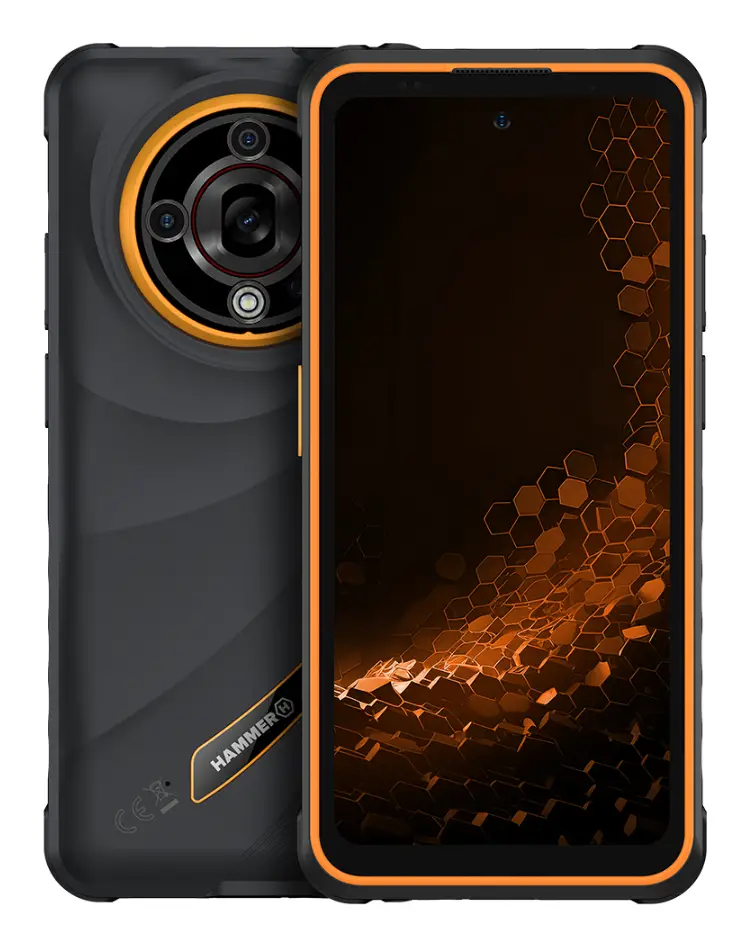 IRON 6 5G 6/128 GB orange 16,7 cm (6.56") SIM doble Android 15 USB Tipo C 6 GB 6050 mAh Negro, Naranja