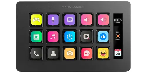 MSD-ONE, Control Deck Slim, 15 Teclas LCD Personalizables, Pantalla LCD Ampliada, Software de Control y Plug-ins, Control Deck Compacto con Diseño Slim Ergonómico, Windows y MacOS, Negro - Imagen 2