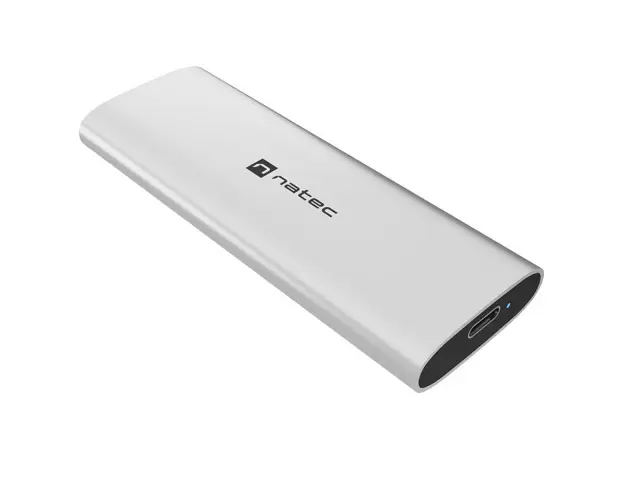 RHINO M.2 NVME LITE Caja externa para unidad de estado sólido (SSD) Plata