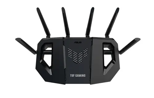 TUF Gaming BE6500 (TUF-BE6500) router inalámbrico 2.5 Gigabit Ethernet Doble banda (2,4 GHz / 5 GHz) Negro - Imagen 1