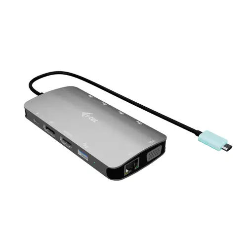 USB-C Metal Nano 3x Display (DP, HDMI and VGA) Docking Station + Power Delivery 100 W - Imagen 1