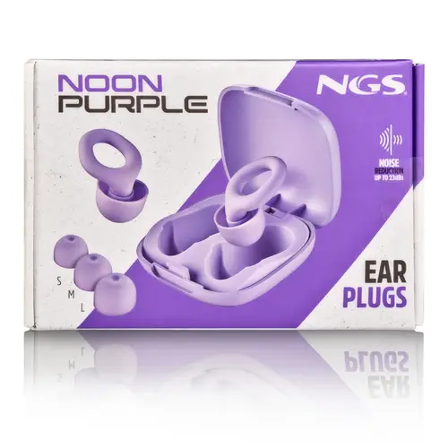 NOON PURPLE Tapón para oídos reutilizable Púrpura - Imagen 14
