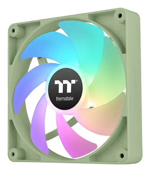 Matcha Green CT120 Carcasa del ordenador Ventilador 12 cm Verde, Blanco 2 pieza(s)