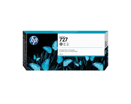 Cartucho de tinta DesignJet 727 gris de 300 ml - Imagen 1