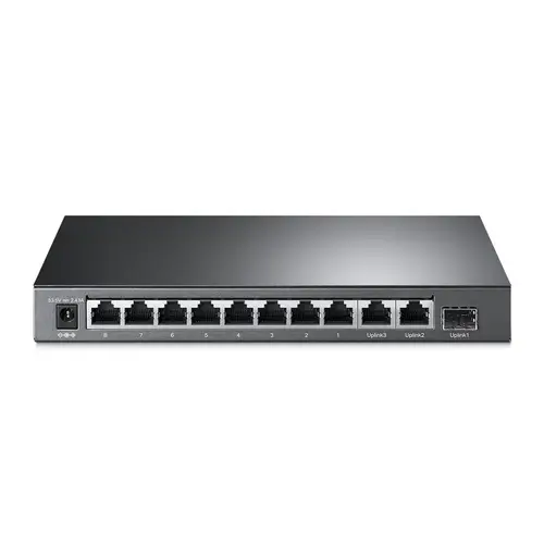 TL-SL1311MP switch No administrado Fast Ethernet (10/100) Energía sobre Ethernet (PoE) Negro - Imagen 3