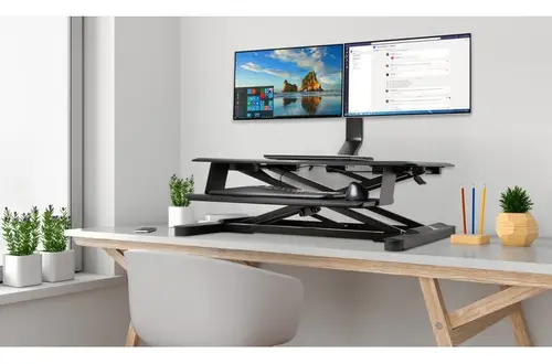Brazo SmartFit® de ahorro de espacio para dos monitores - Imagen 9