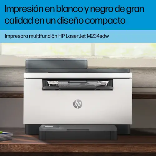 LaserJet M234sdw Inalámbrico Multifunction Blanco y negro Impresora, Fotocopiadora, escáner  Dúplex - Imagen 8
