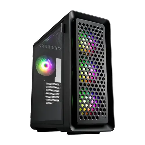 CUT593P Carcasa Full Tower mITX, mATX, ATX Negro ARGB - Imagen 1
