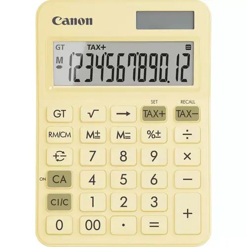 LS-125KB calculadora Escritorio Calculadora básica Amarillo - Imagen 1