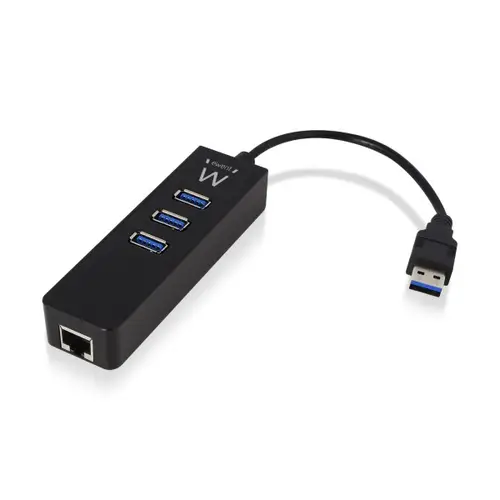 EW1140 base para portátil y replicador de puertos USB 3.2 Gen 1 (3.1 Gen 1) Type-A Negro - Imagen 5