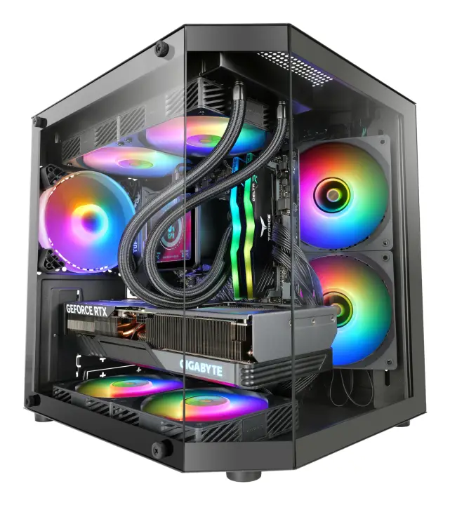 MC-3TLITE Mini Tower Negro