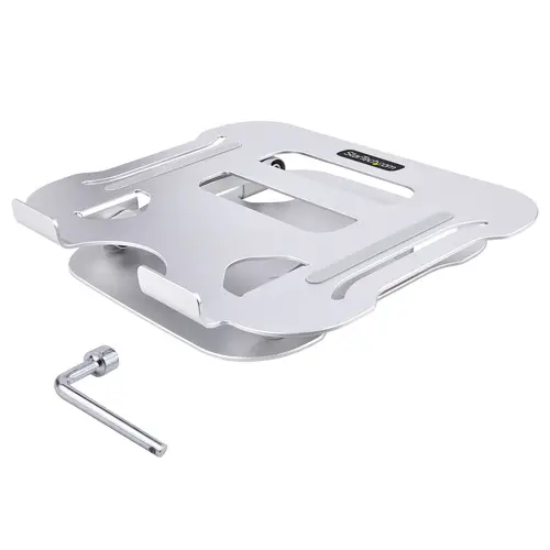 Soporte Ergonómico de Ordenador para Sobremesa - Base Soporte Ergonómico para Portátil de Altura Ajustable - Aluminio - Portátil - 10kg - Plegable - Elevador Riser - Imagen 12
