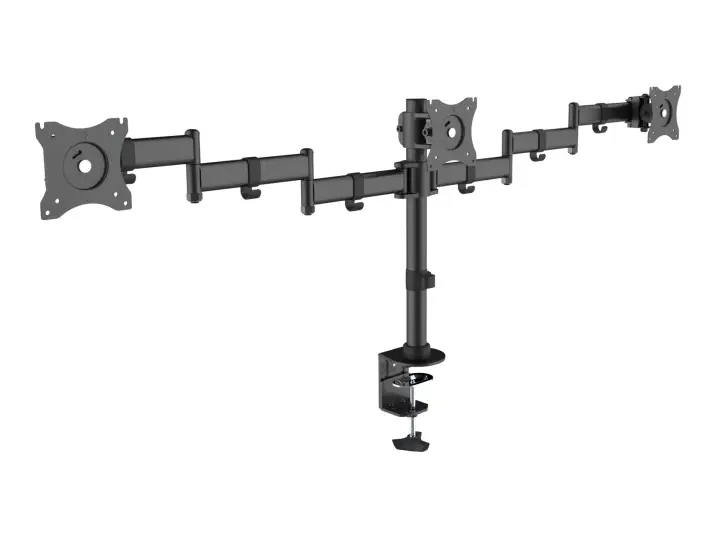 Soporte articulado de sobremesa para triple monitor de 13"-27