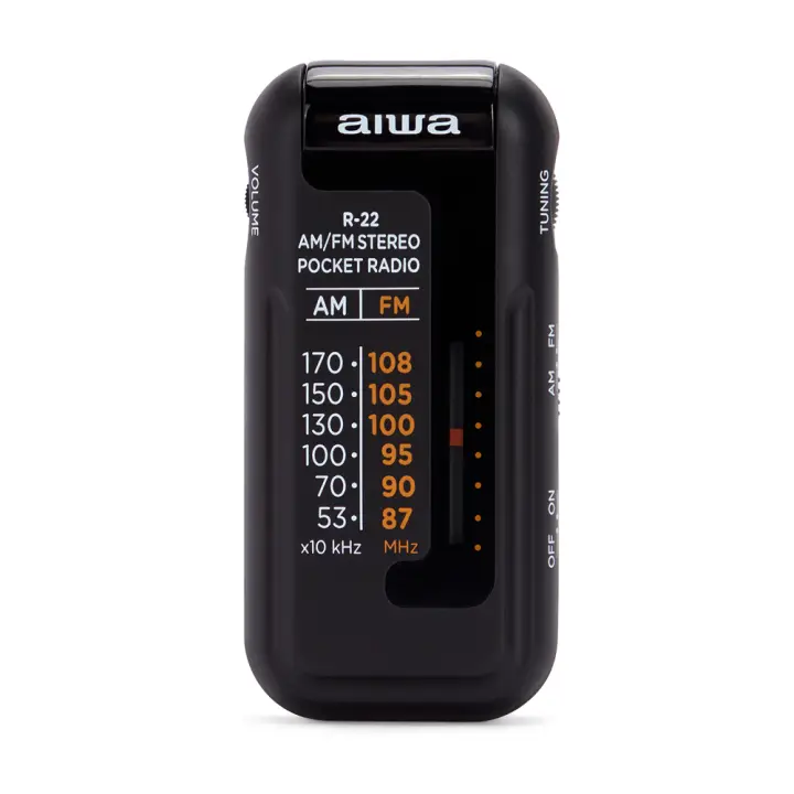 R-22BK radio Personal Analógica Negro