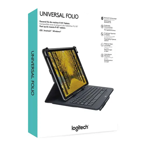 920-008336 teclado para móvil QWERTY Español Bluetooth Negro - Imagen 7