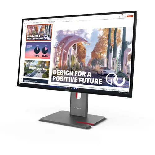 ThinkVision P27QD-40 LED display 68,6 cm (27") 2560 x 1440 Pixeles Wide Quad HD Negro - Imagen 3