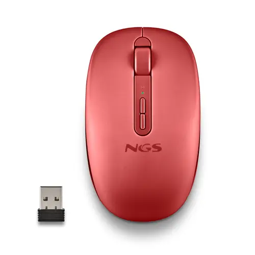 FOG DUAL RED ratón Universal Ambidextro RF Wireless + Bluetooth 1600 DPI - Imagen 1