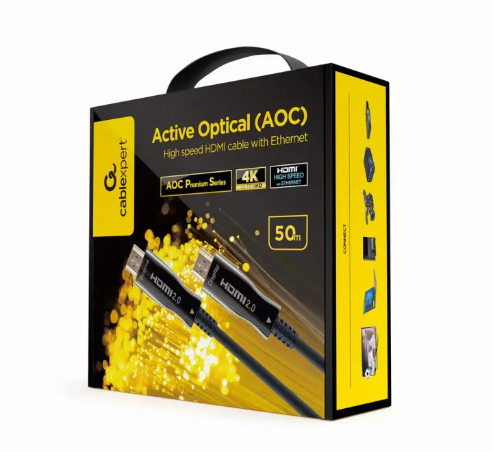 CCBP-HDMI-AOC-50M-02 cable HDMI HDMI tipo A (Estándar) Negro