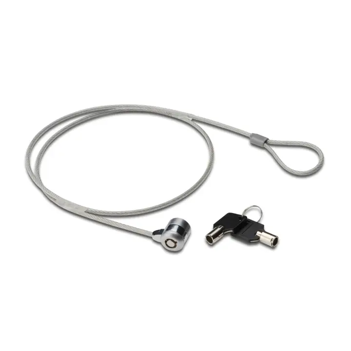 EW1242 cable antirrobo Negro, Acero inoxidable 1,5 m