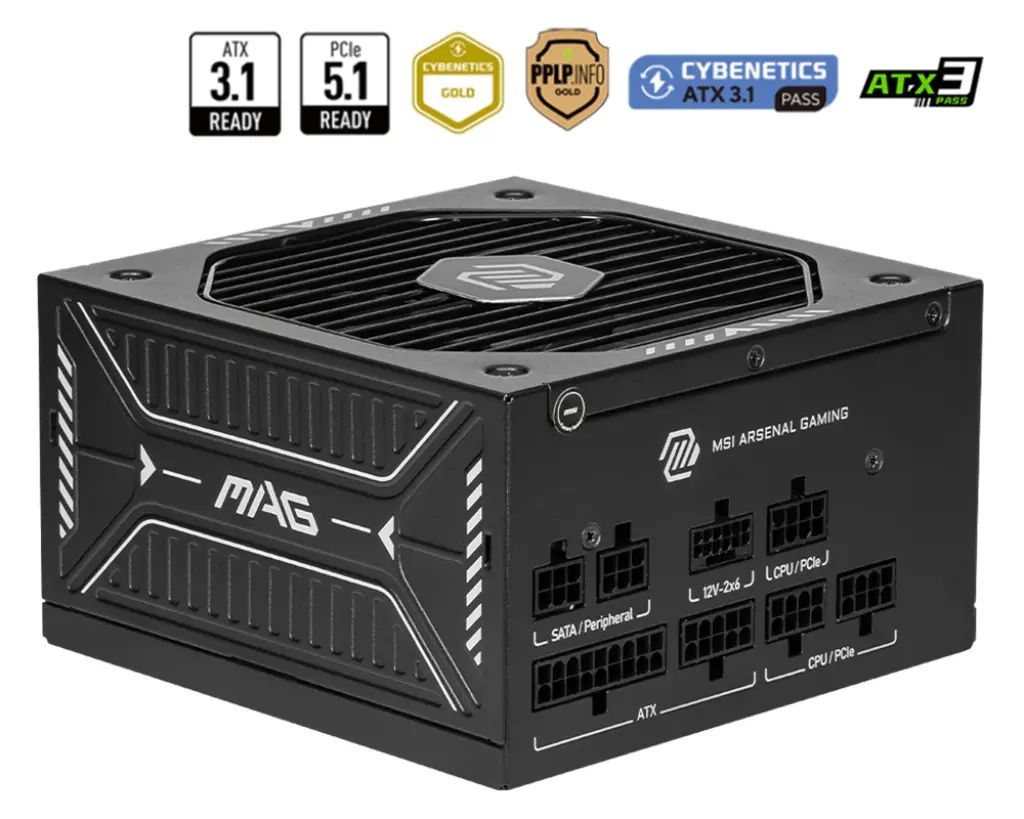 MAG A750GLS PCIE5 unidad de fuente de alimentación 750 W 24-pin ..