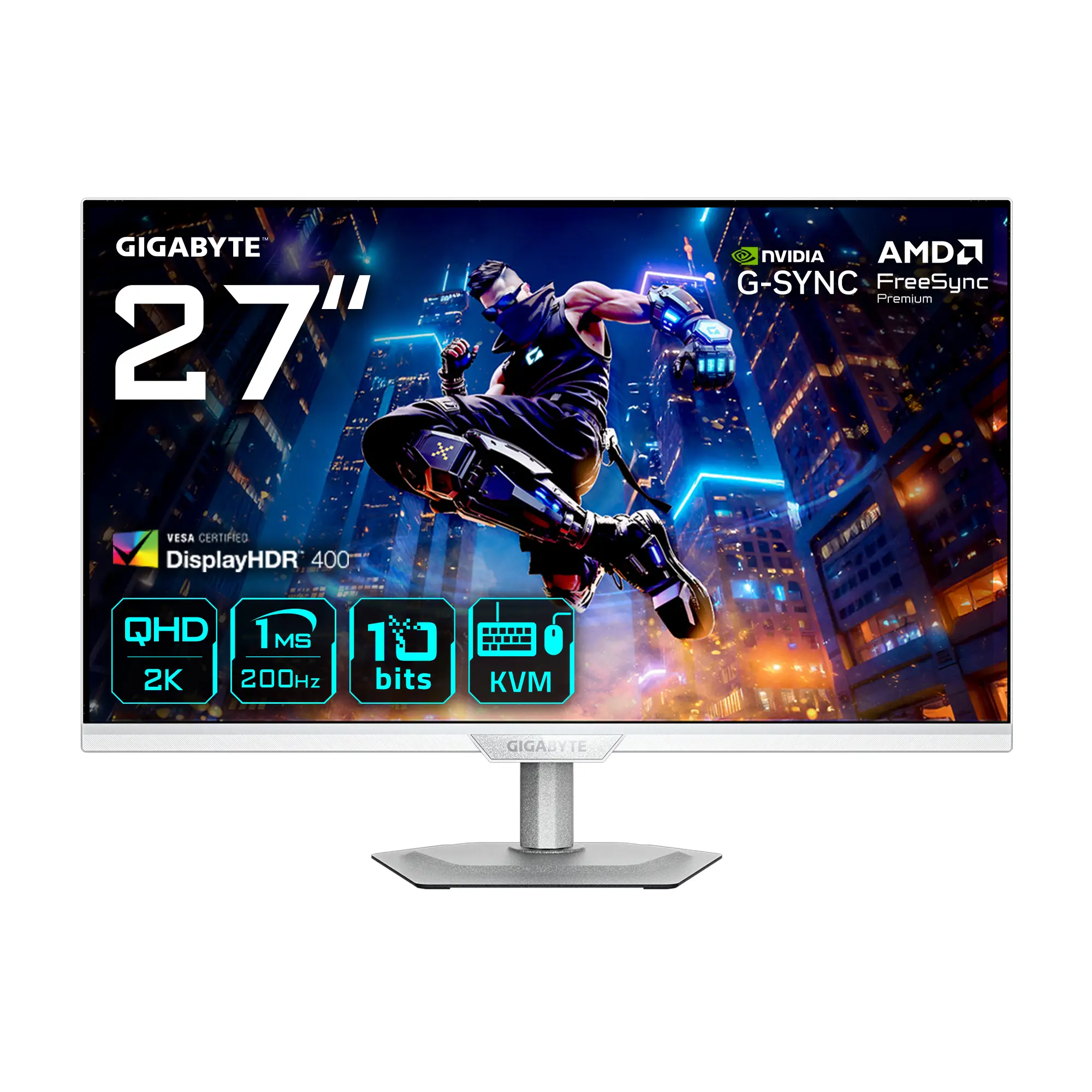M27Q2 QD ICE Monitor Gaming 27 QHD - 2560 x 1440, 200Hz, 1ms, 350 cd/m², FreeSync Premium, Display HDR400, HDMI 2.0, DisplayPort 1.4