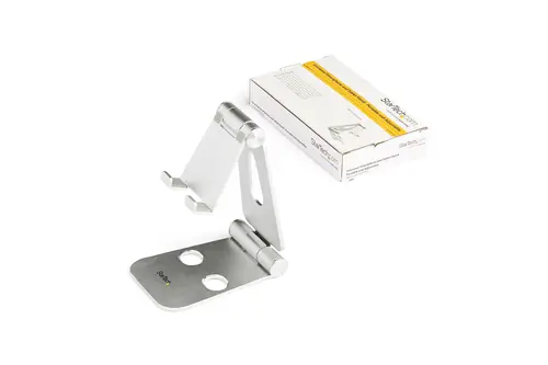 Base para Móvil y Tablet - Soporte Plegable Universal para Dispositivos Móviles - Base Plegable Ergonómica Portátil para Sobremesa, para Dispositivos de 4 a 13 Pulgadas - Imagen 5