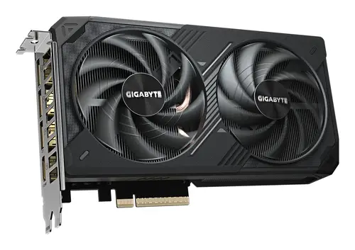 GeForce RTX 5060 Ti WINDFORCE OC 8G Tarjeta Gráfica  8 GB GDDR7, 128 bits, PCI-E 5.0, 2587 MHz Frecuencia del núcleo, 3 x DisplayPort, 1 x HDMI, GV-N506TWF2OC-8GD - Imagen 3