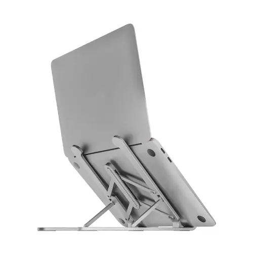 Soporte De Sobremesa Ajustable Para Portatil / Tablet, Plata - Imagen 2