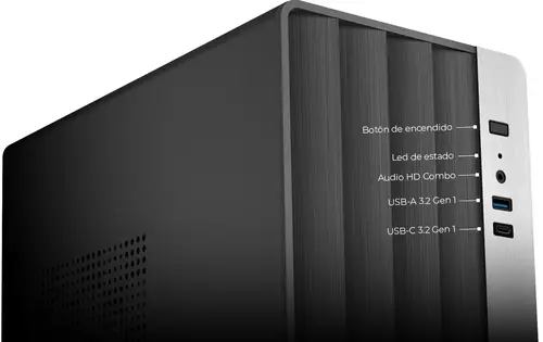 CAJA MATX M870 USB-C 3.2 GEN1 FTE.500W BASIC500GR 0.8MM - Imagen 7
