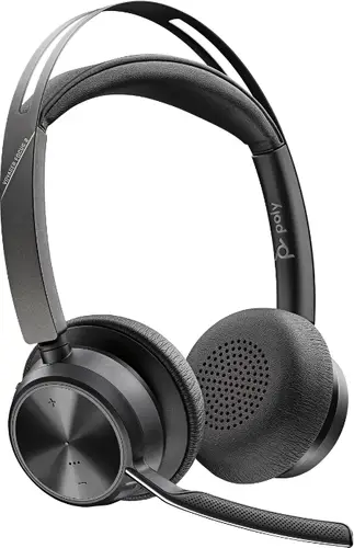 Voyager Focus 2 UC Auriculares Inalámbrico y alámbrico Diadema Oficina/Centro de llamadas USB tipo A Bluetooth Negro - Imagen 1