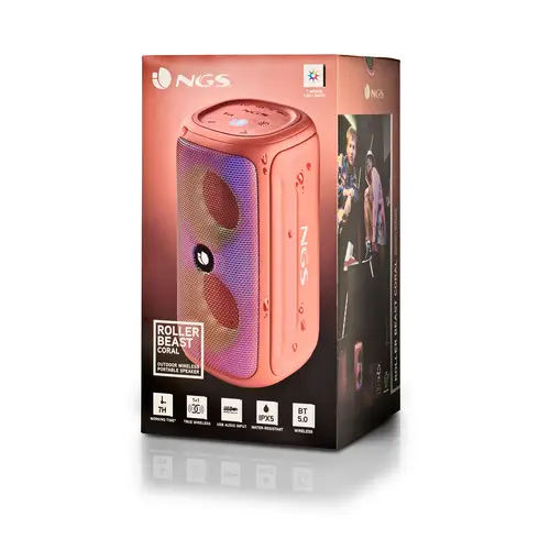 ROLLER BEAST Altavoz portátil estéreo Coral 32 W - Imagen 8