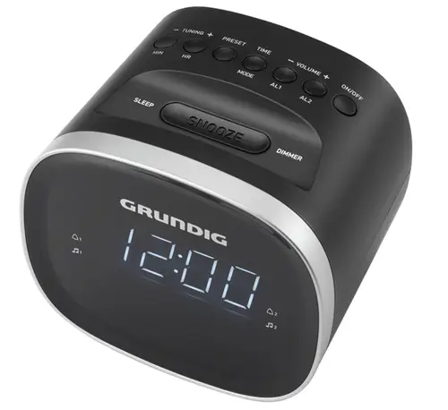 SCN230 radio Reloj Digital Negro - Imagen 1