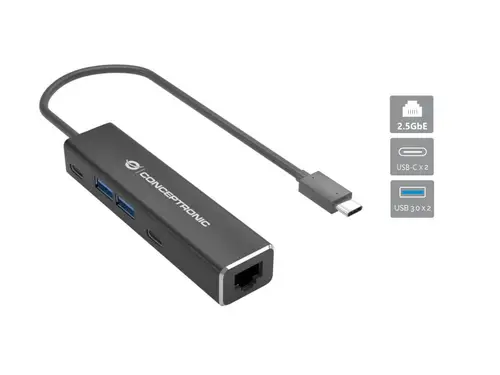ABBY14B base para portátil y replicador de puertos Alámbrico USB 3.2 Gen 1 (3.1 Gen 1) Type-C Gris - Imagen 2